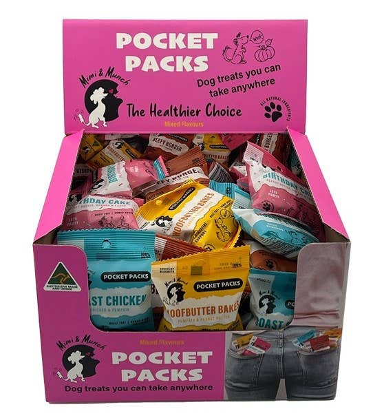 Mimi & Munch Pocket Packs 4 - Assorted Flavours
